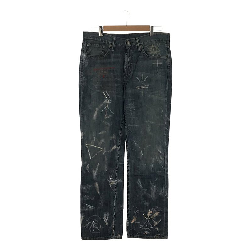 リーバイス リメイク 刺しゅう ペイント加工 デニムパンツ