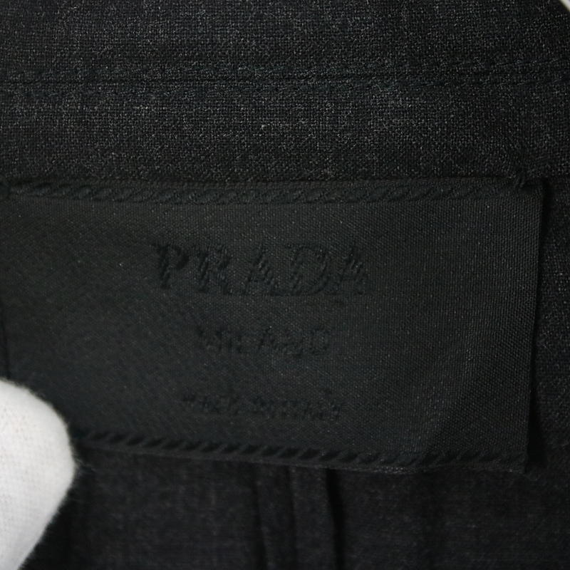 PRADA / プラダ ボタンホールデザイン ストレッチウールセットアップスーツ