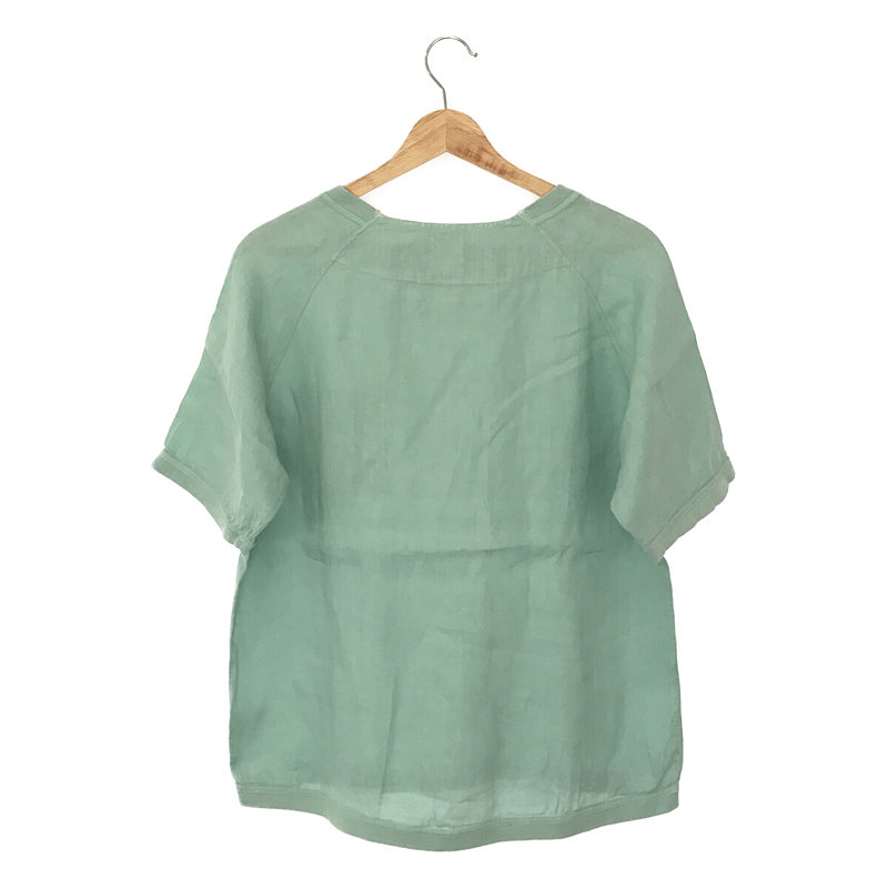 maillot / マイヨ Linen Pocket Shirt-Tee ポケットシャツ