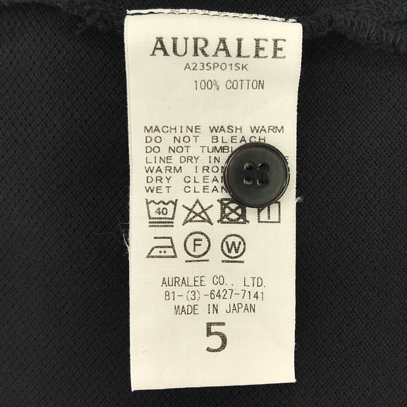 AURALEE / オーラリー Super Fine Cotton Pique Big Polo ポロシャツ