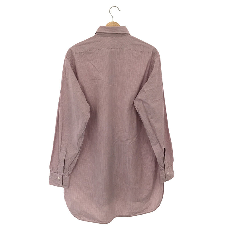 ANATOMICA / アナトミカ コットン ストライプ ビッグシルエット シャツ