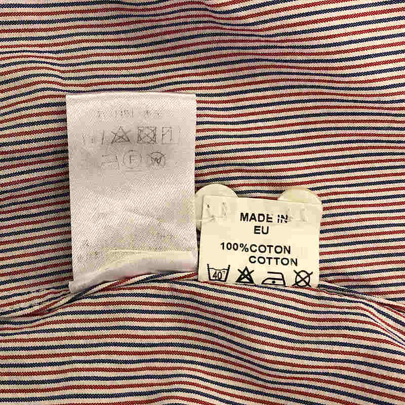 ANATOMICA / アナトミカ コットン ストライプ ビッグシルエット シャツ