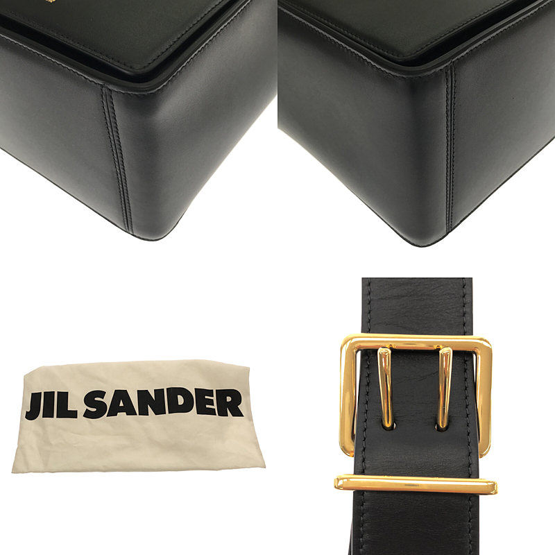 JIL SANDER / ジルサンダー スモールロゴ レザー ショルダーバッグ