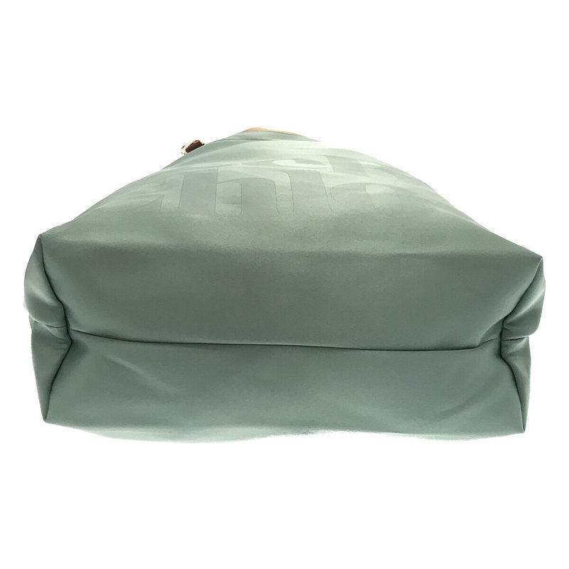 Chloe / クロエ See by Chloe / サテン バイカラー 巾着 ロゴ ハンドトートバッグ