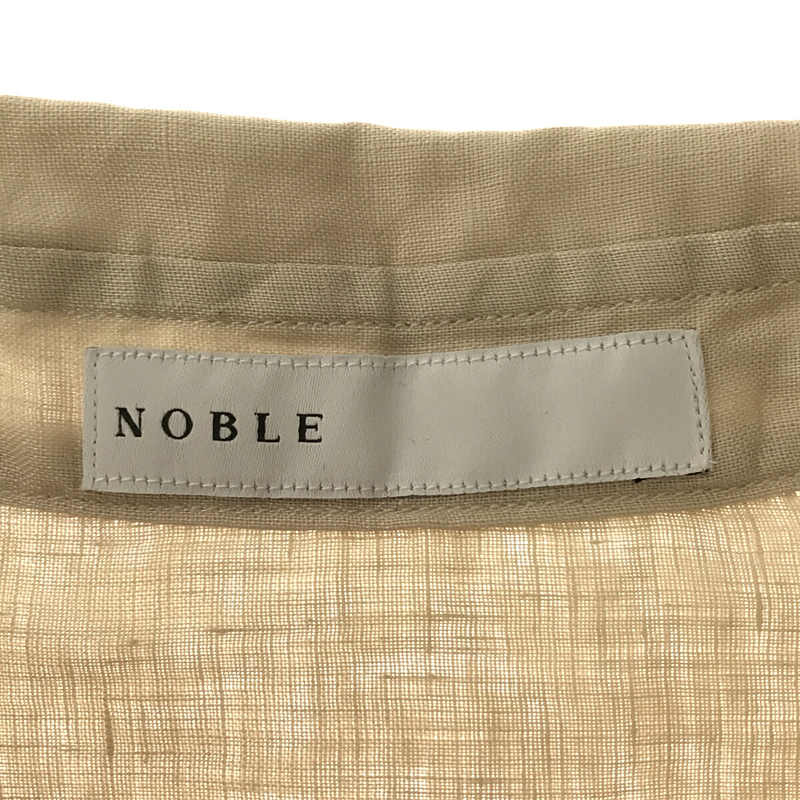 NOBLE / ノーブル リネンレギュラーシャツ
