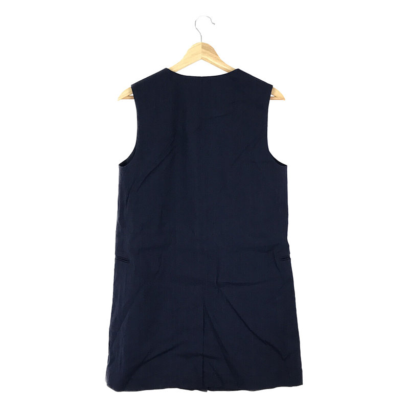 その他 リネン混 ジレ ベスト