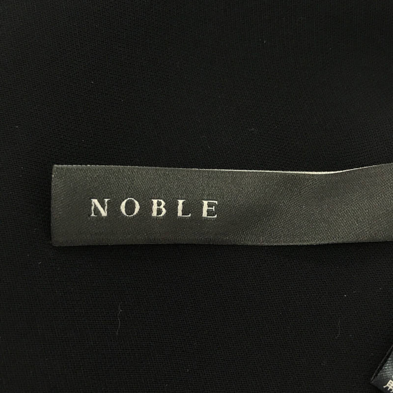 NOBLE / ノーブル フロントスリット ノースリーブ ワンピース