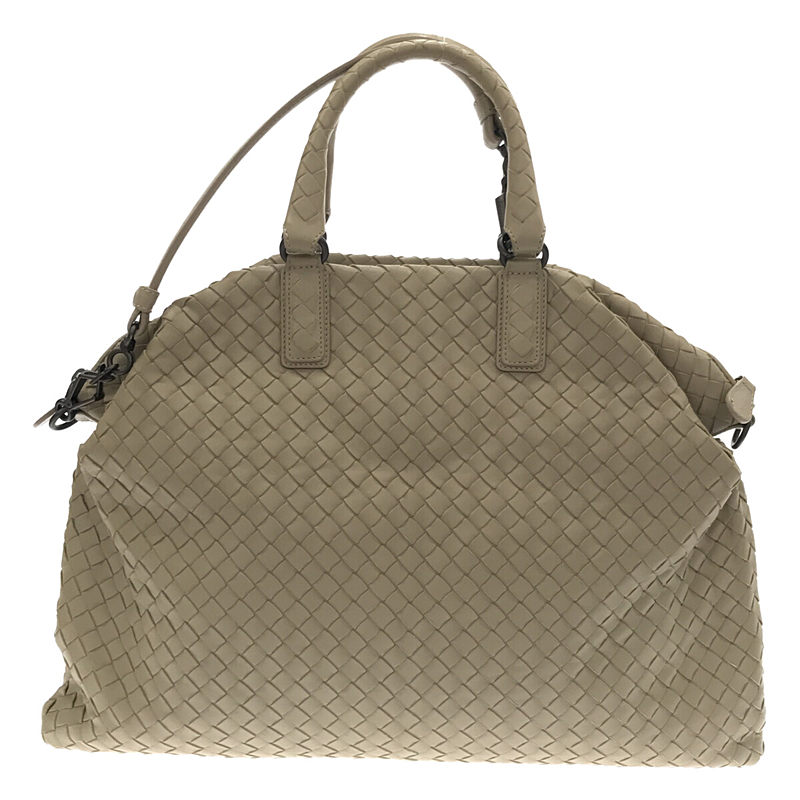 BOTTEGA VENETA / ボッテガヴェネタ 2way イントレチャート ショルダー付き レザー ハンドトートバッグ