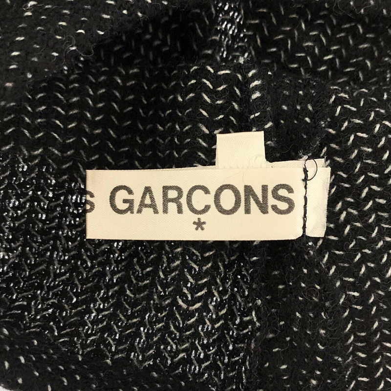 COMME des GARCONS / コムデギャルソン 80s ヴィンテージ ウール バックオープン 切替 プルオーバー ニット