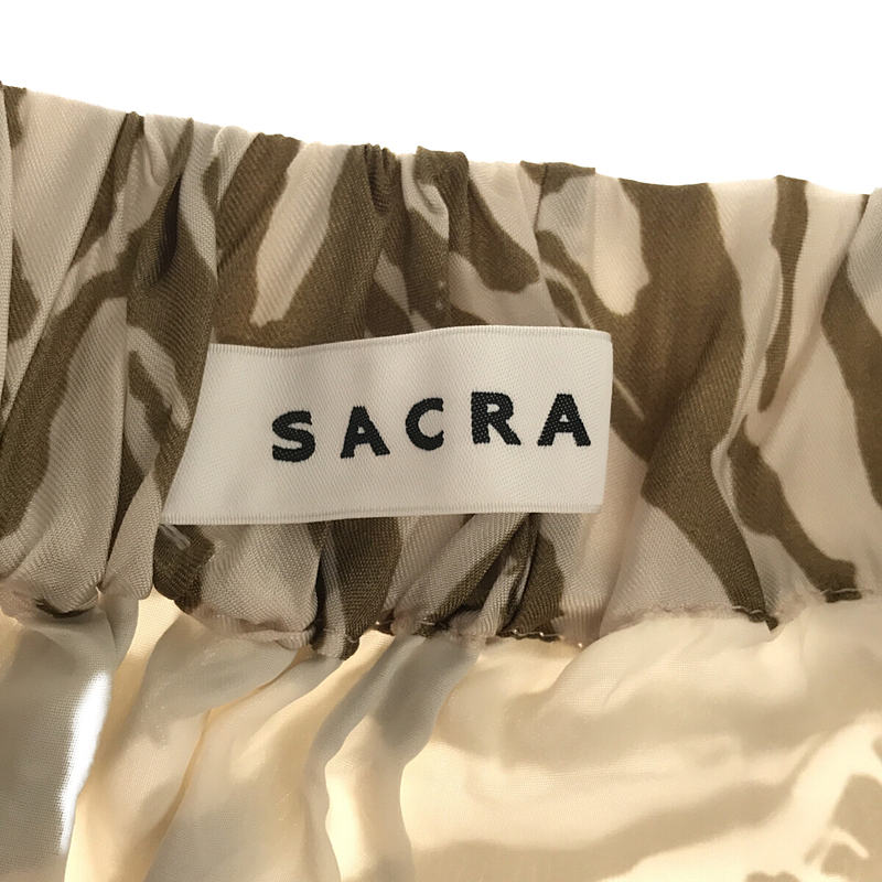 SACRA / サクラ MODERN ZEBRA SKIRT ゼブラスカート