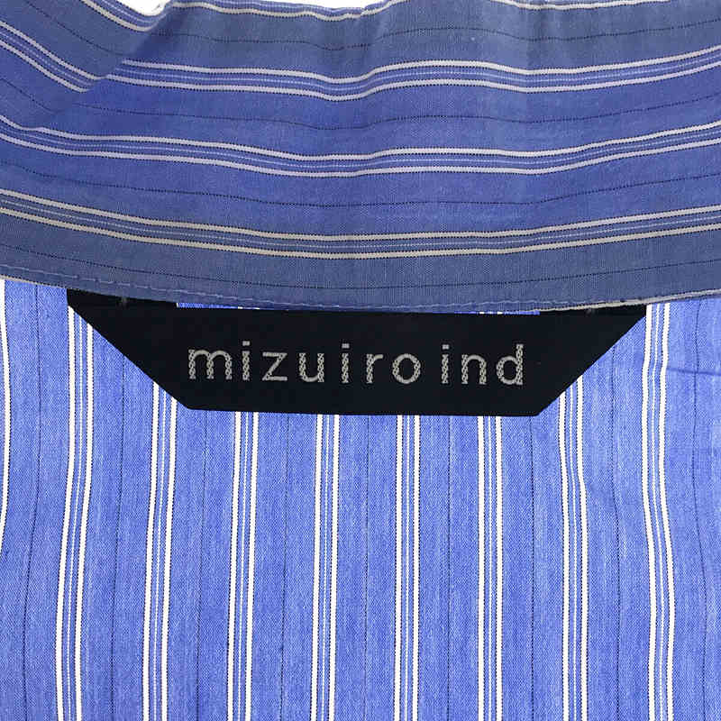 mizuiroind / ミズイロインド ワイドギャザーシャツ