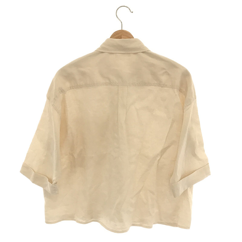 IENA / イエナ リネン クロップド シャツ ジャケット