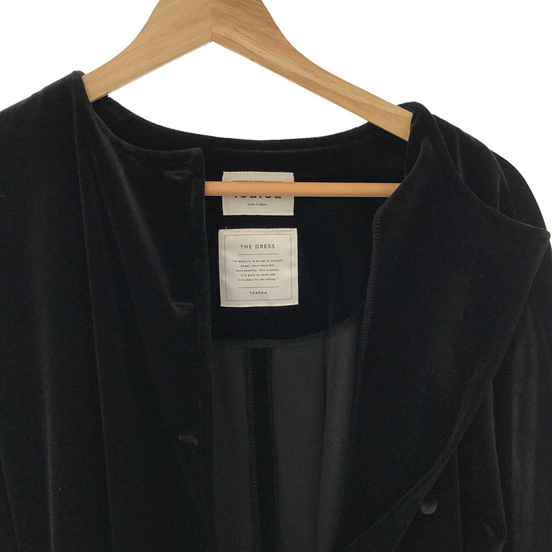 foufou / フーフー THE DRESS #25 velour button blouse ブラウス