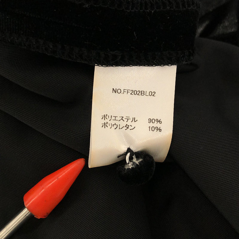 foufou / フーフー THE DRESS #25 velour button blouse ブラウス