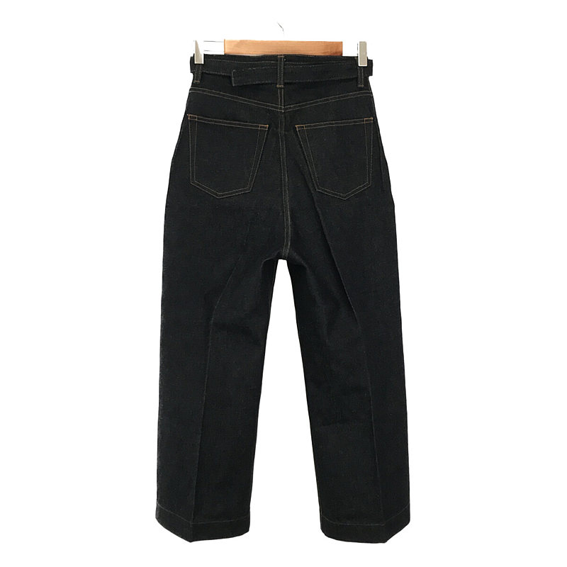 その他 BELTED DENIM TROUSERS ベルテッドデニムトラウザー