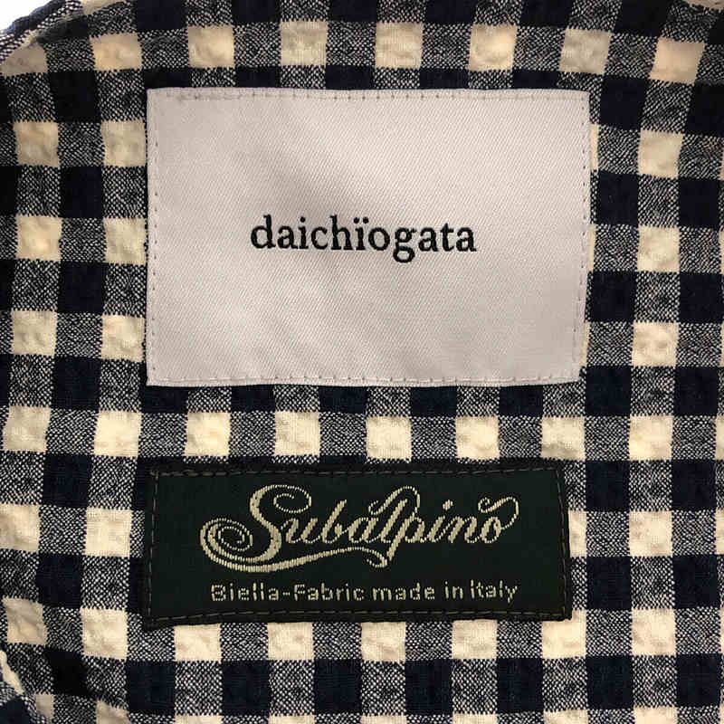 daichiogata / ダイチオガタ Subalpino社 シアサッカー ドレス ワンピース