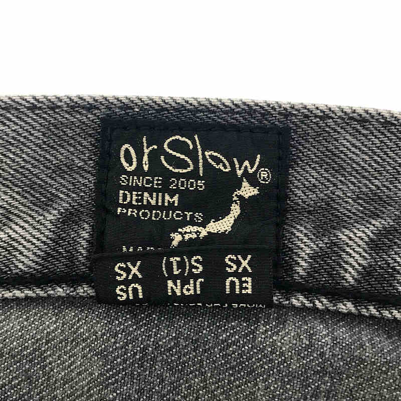 orslow / オアスロウ ヴィンテージ加工 5P ブラック デニムパンツ