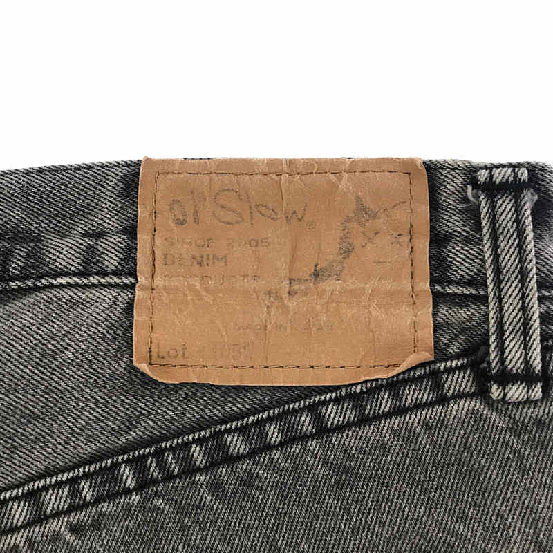 orslow / オアスロウ ヴィンテージ加工 5P ブラック デニムパンツ