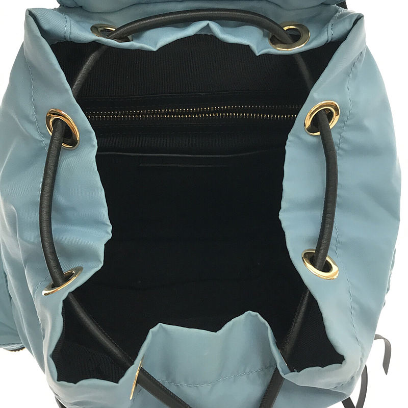 Burberry / バーバリー レザー切替 ナイロン バックパック リュック