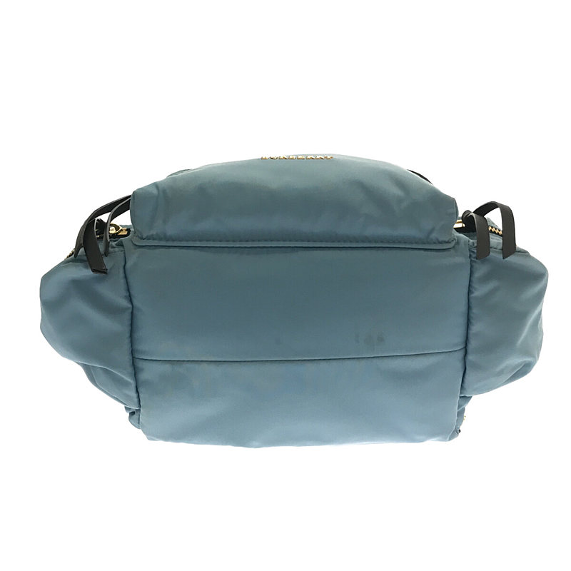 Burberry / バーバリー レザー切替 ナイロン バックパック リュック