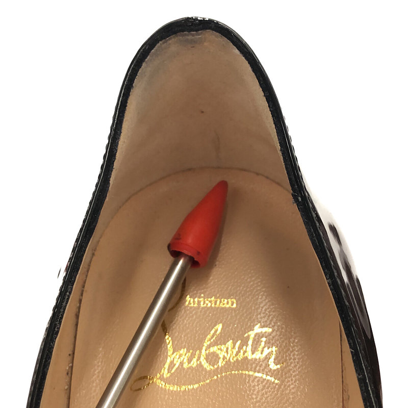 Christian Louboutin / クリスチャンルブタン パテントレザー ポインテッドトゥ ヒールパンプス