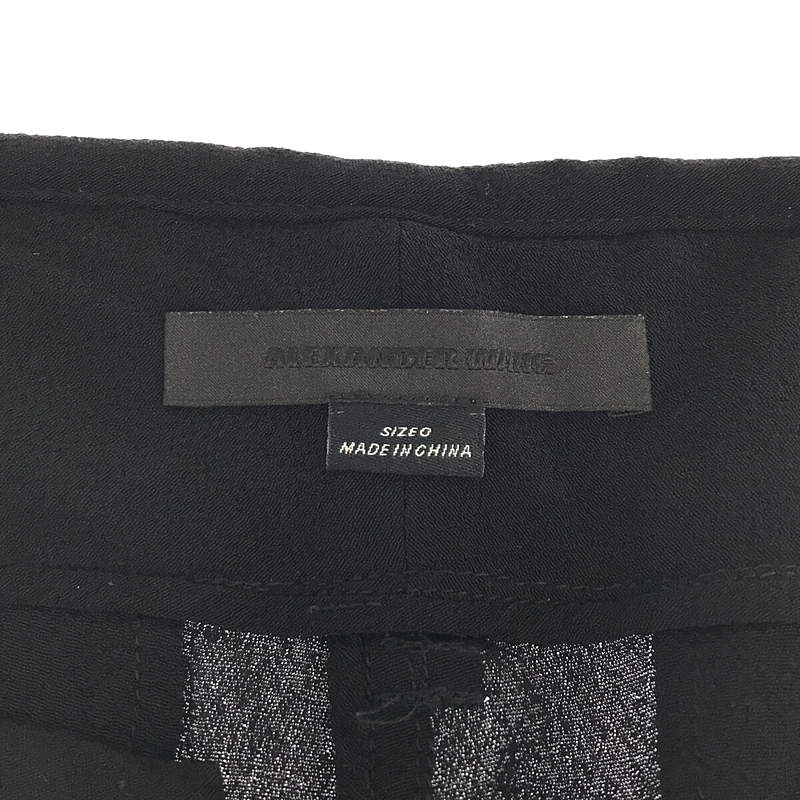 ALEXANDER WANG / アレキサンダーワン 3タック テーパード スラックスパンツ