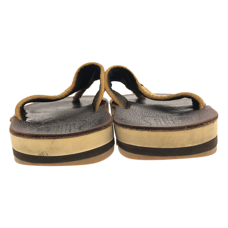 THE SANDALMAN / ザサンダルマン レザー トングサンダル