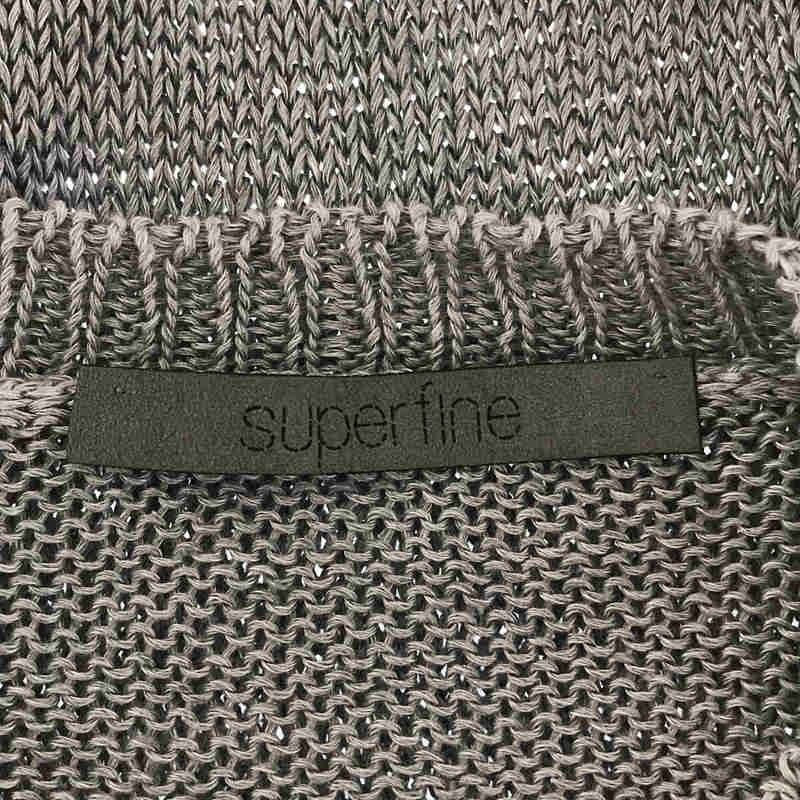 その他 リネン サイドスリットニット