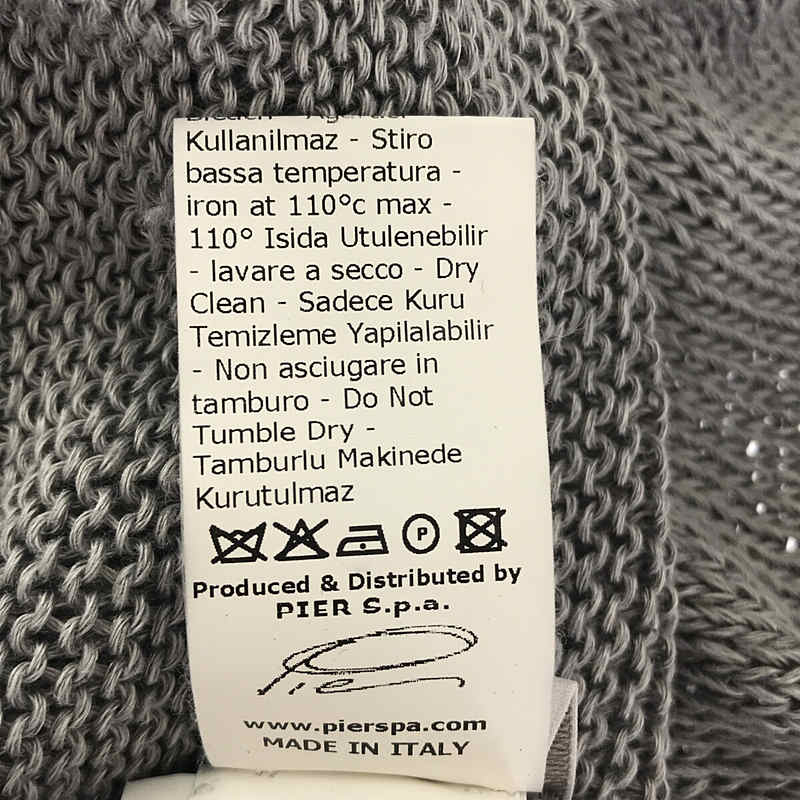 その他 リネン サイドスリットニット