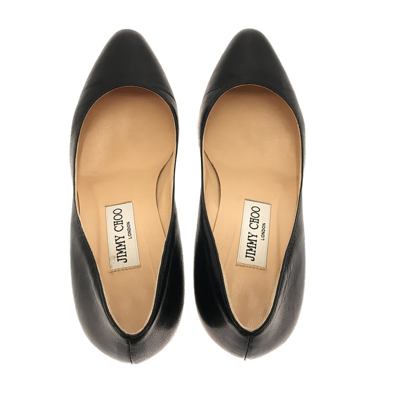 JIMMY CHOO / ジミーチュウ レザー ヒールパンプス