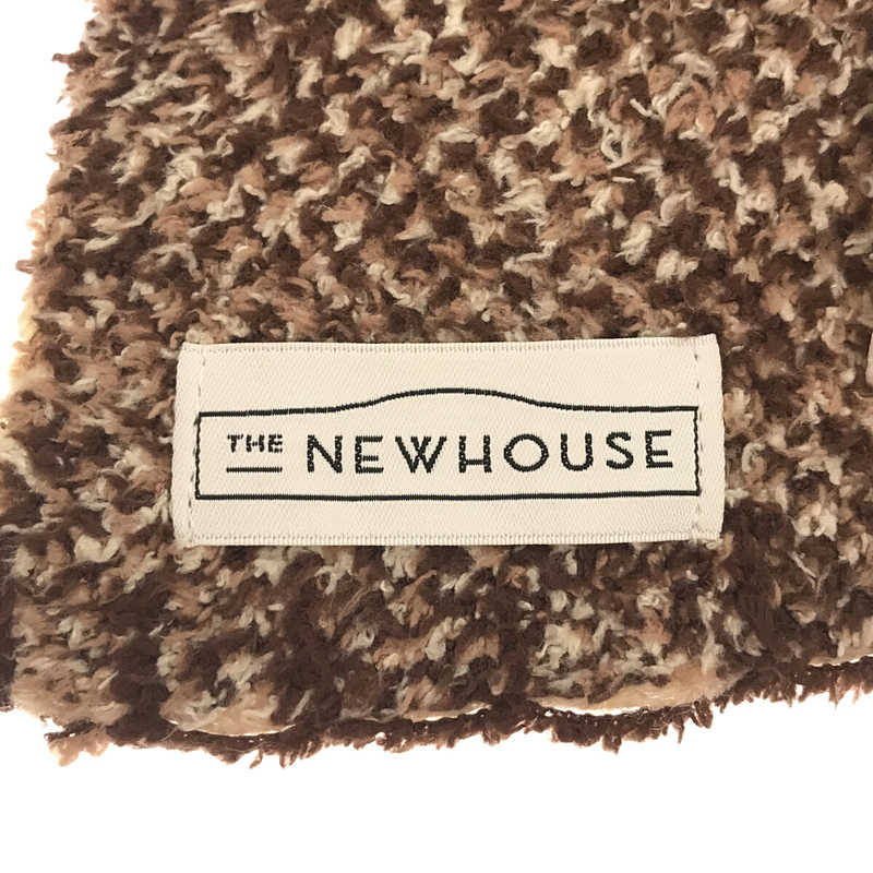 THE NEWHOUSE / ザ ニューハウス COCONINO BLANKET ジャガード レオパード ブランケット 大判マフラー