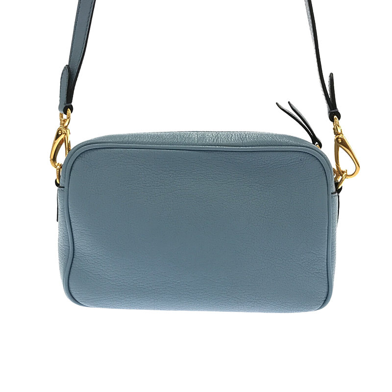 miu miu / ミュウミュウ 2way リボン レザー スクエア ショルダーセカンドバッグ