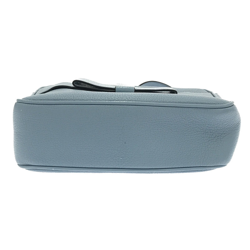 miu miu / ミュウミュウ 2way リボン レザー スクエア ショルダーセカンドバッグ