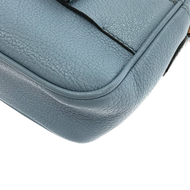 miu miu / ミュウミュウ 2way リボン レザー スクエア ショルダーセカンドバッグ