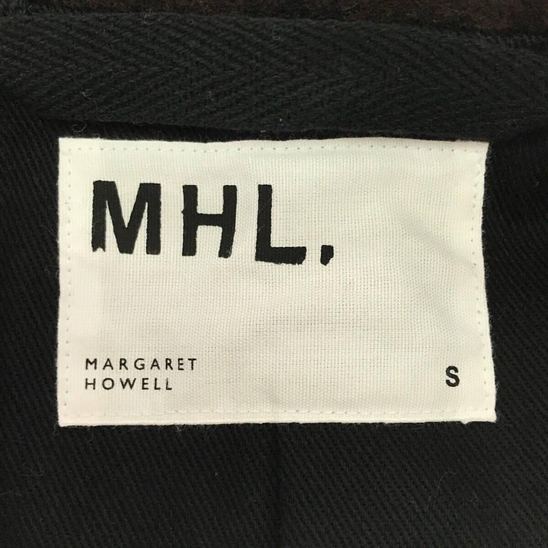 MHL. / エムエイチエルマーガレットハウエル メルトンウール シングルチェスターコート