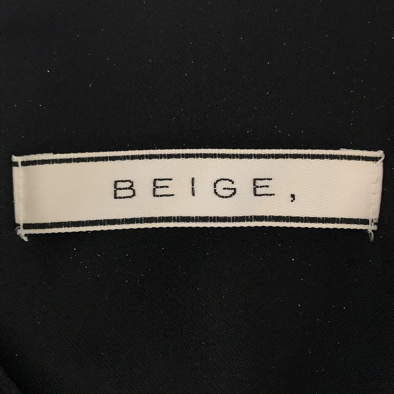 BEIGE， / ベイジ Vネック ノースリーブ ワンピース