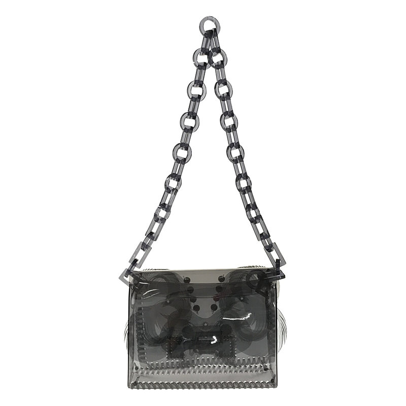 Mame Kurogouchi / マメクロゴウチ ransparent Sculptural Mini Chain Bag トランスペアレントスカルプチャラルミニチェーンバッグ 箱有