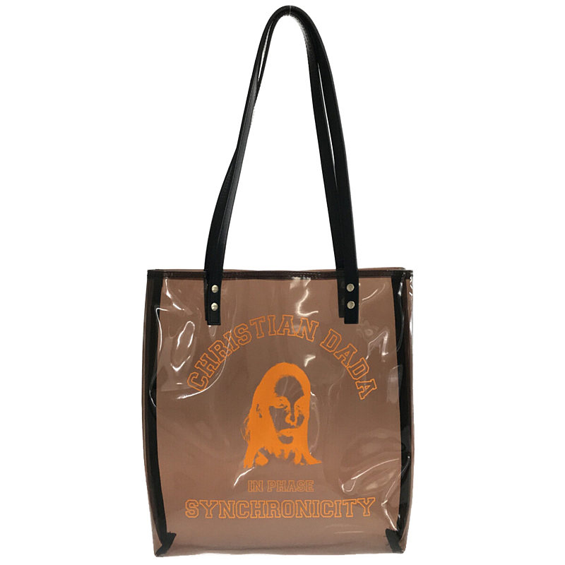 PVC Graphic Tote Bag ロゴ プリント PVC ビニール トート バッグ