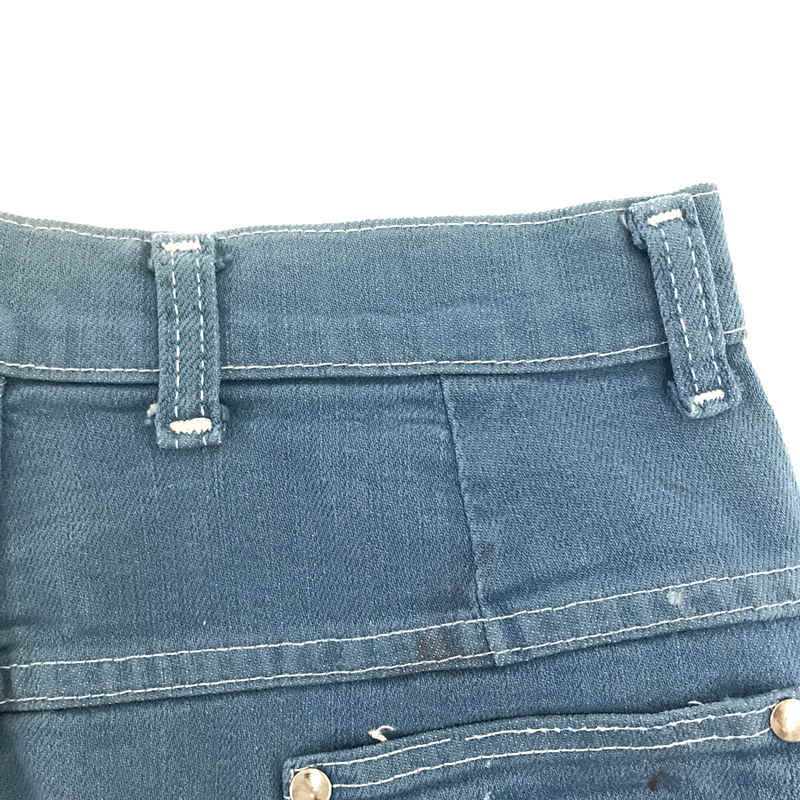 WRANGLER / ラングラー 60s VINTAGE ヴィンテージ USA製 斜めベルプリントタグ MISSES ペンキ ストレッチ スリム デニム パンツ