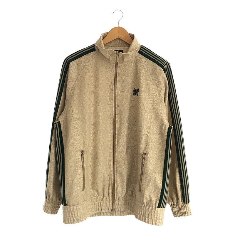 Track Jacket - Synthetic Leather / Python シンセティック レザー