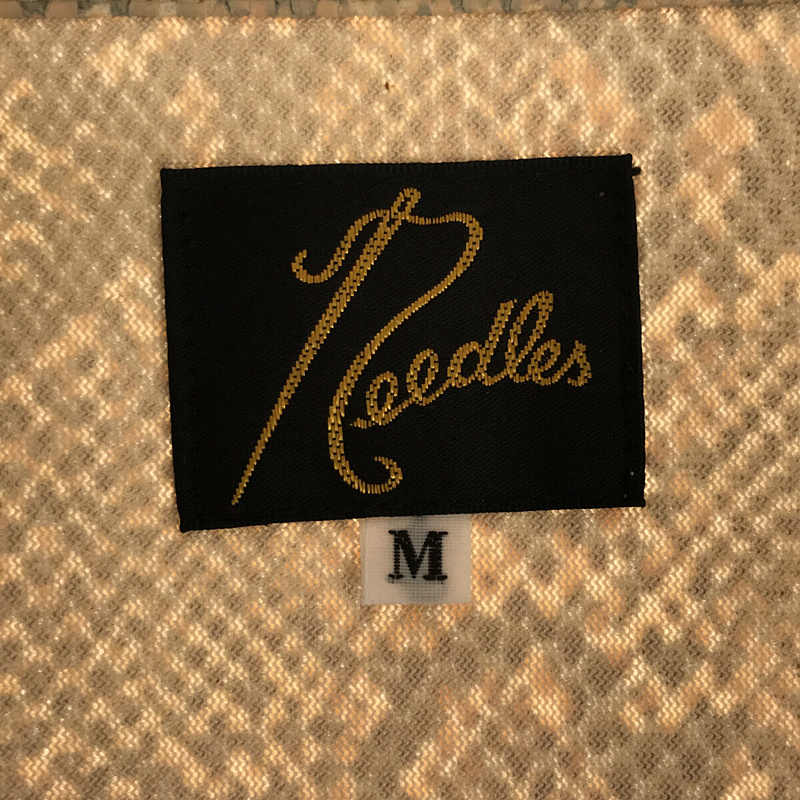 Needles / ニードルス Track Jacket - Synthetic Leather / Python シンセティック レザー パイソントラック ジャケット