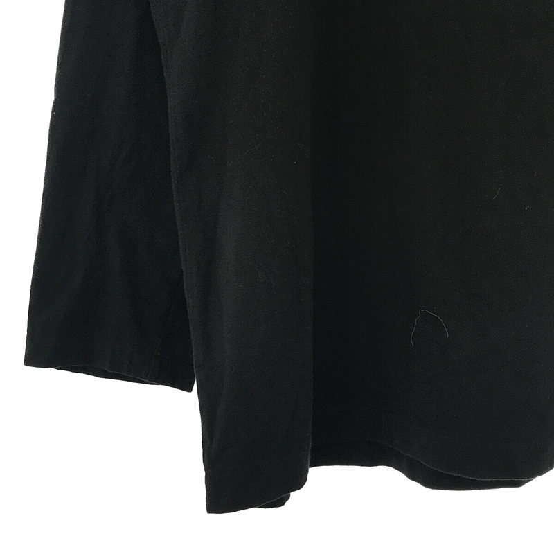 YOHJI YAMAMOTO POUR HOMME / ヨウジヤマモトプールオム BIGパリコレクションスタッフ バックプリント ロゴ コットン クルーネック カットソー ロンT HD-T04-080