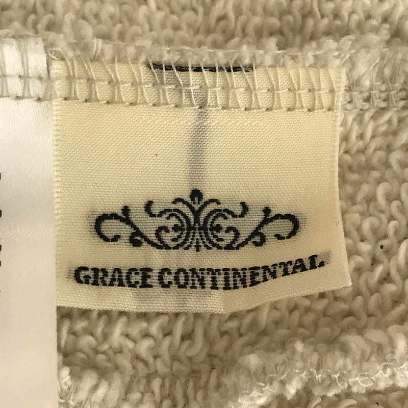 GRACE CONTINENTAL / グレースコンチネンタル ジップアップ フラワー刺繍 パーカー