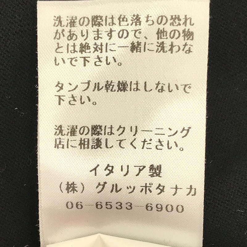 N°21 / ヌメロヴェントゥーノ コットン フロント レース フリル 切替 プルオーバー ニット