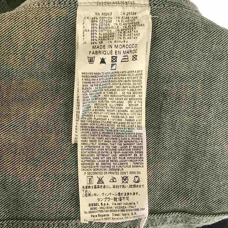 DIESEL / ディーゼル コットン ストレッチ デニム ジャケット