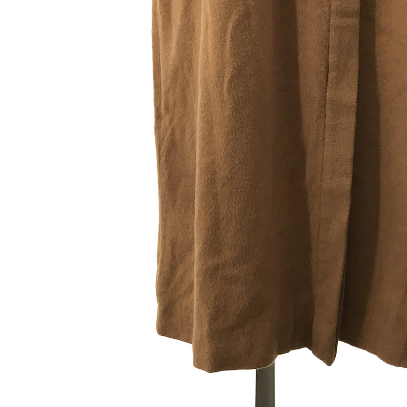 AURALEE / オーラリー BABY CAMELHAIR FLANNEL LONG SHIRT ベルト付き  ベビーキャメルヘアー フランネル ロング シャツ ガウン コート