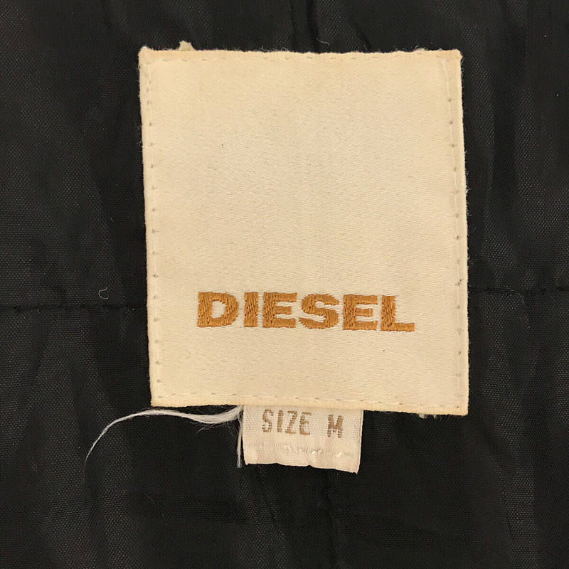 DIESEL / ディーゼル シワ加工 ラムレザー ジップアップ ジャケット