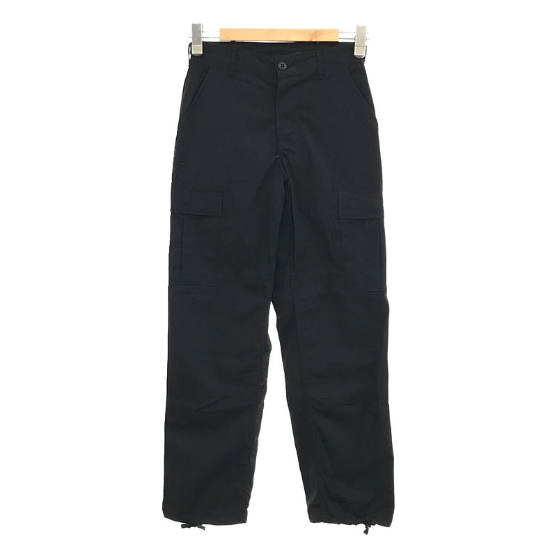 90s U.S.ARMY アメリカ軍 BLACK 357 B.D.U.TROUSERS リップストップ  カーゴ パンツ