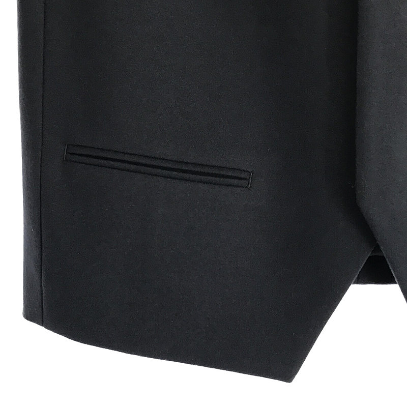 uncrave / アンクレイヴ タグ付き ウール フライフロント ベスト ジレ