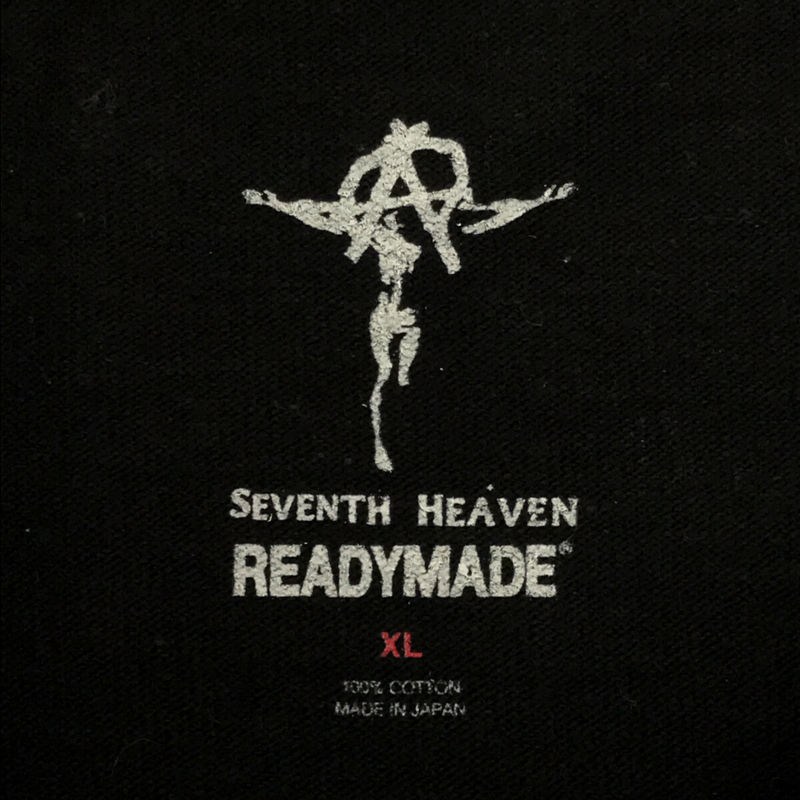 READYMADE / レディメイド × SEVENTH HEAVEN セブンスヘブン コラボ ロゴ プリント 半袖 Tシャツ